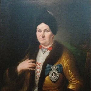 Natalia Demyanovna Razumovskaya, 1746. Artist: Hauser, Heinrich Gottlieb (c. 1720-1751)