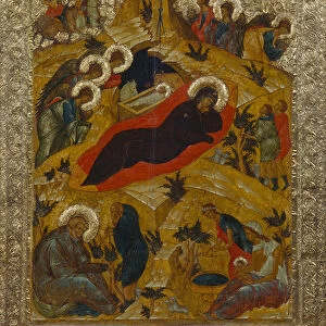 The Nativity, 1497. Artist: Russian icon