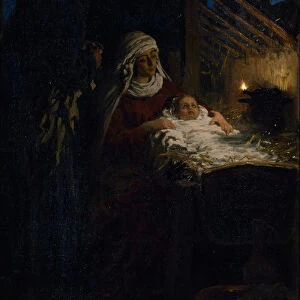 Nativity, 1890. Artist: Repin, Ilya Yefimovich (1844-1930)