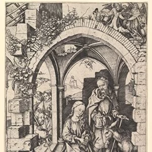 The Nativity, ca. 1435-1491. Creator: Martin Schongauer