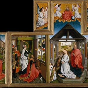 The Nativity, mid-15th century. Creator: Workshop of Rogier van der Weyden (Netherlandish