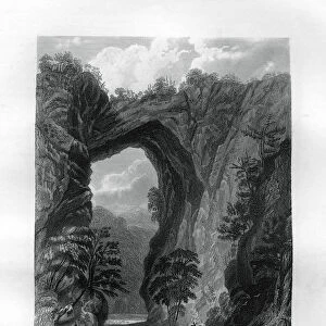 Natural Bridge, Virginia, USA, 1855