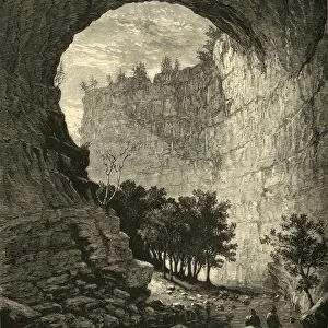 Natural Tunnel, 1872. Creator: William Ludwell Sheppard