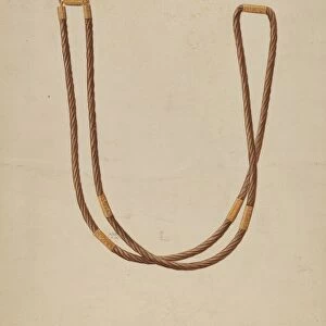 Necklace, c. 1936. Creator: Bertha Semple