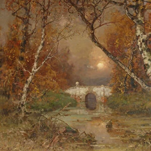 Neglected Park, 1883. Artist: Klever, Juli Julievich (Julius), von (1850-1924)