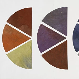 Neuf elements de cercle chromatique, 1922-1933