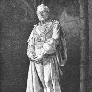 The new statue of the late Lord Shaftsbury in Westminster Abbey, 1888. Creator: Unknown