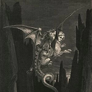 New terror I conceived at the steep plunge, c1890. Creator: Gustave Doré