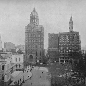 New York Newspaper Buildings, 19th century