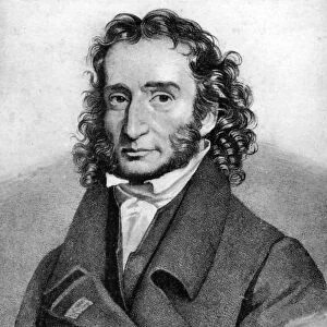 Niccolo Paganini, Italian violinist, 19th century