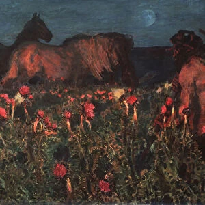 Night is Coming, 1900. Artist: Vrubel, Mikhail Alexandrovich (1856-1910)