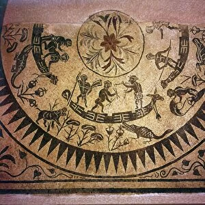Nilotic Mosaic, Pygmies. Rome, 2nd century