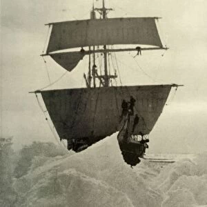 The Nimrod Held Up in the Ice, 1908, (1909)