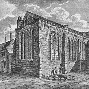 North-east view of the Chapel of the Holy Trinity, Leadenhall, City of London, c1825 (1906). Artist: Thomas Dale