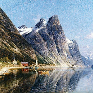 A Norweigan Fjord Scene