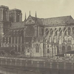 Notre Dame, Paris, 1852-1853. Creator: Edouard Baldus (French, 1813-1889)