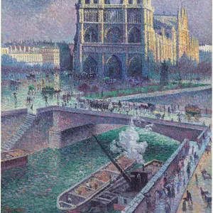 Notre-Dame de Paris, 1900. Artist: Luce, Maximilien (1858-1941)