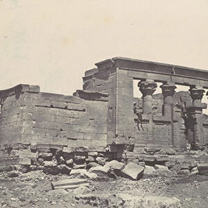 Nubie. Temple de Debod. Parembole de l itineraire d Antonin, 1850