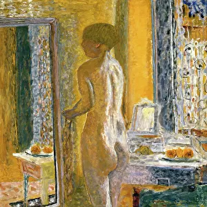 Nude with mirror (Nu au miroir), 1931. Creator: Bonnard, Pierre (1867-1947)