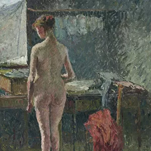 Nude woman in interior, 1895