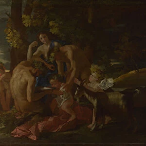 The Nurture of Bacchus, ca. 1628-1629. Artist: Poussin, Nicolas (1594-1665)