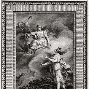The Nymph Echo, Chang d into A Sound, 1774. Artist: W Walker