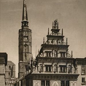 Nysa, Silesia, Poland (Schlesien) - Treasury and Town Hall tower, 1931. Artist: Kurt Hielscher