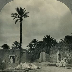 An Oasis Town in the Sahara Desert, Sultanate of Morocco (French Protectorate), c1930s