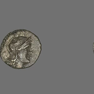 Obol (Coin) Depicting the Goddess Athena, 334 (or earlier)-302 BCE. Creator: Unknown