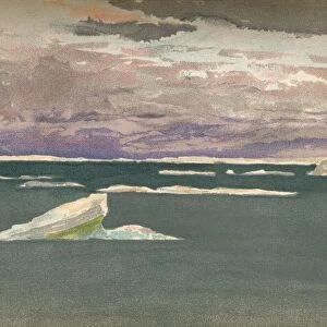Off the Edge of the Ice - Gathering Storm, 14th September 1893, (1897). Artist: Fridtjof Nansen