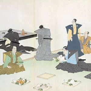 Offerings of Food, 19th Century. Creator: Japanese School (19th century)