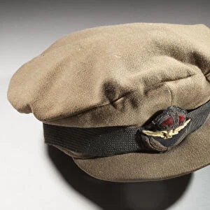 Officers service cap, Royal Flying Corps, ca. 1910s. Creator: Lincoln Bennet Company Ltd