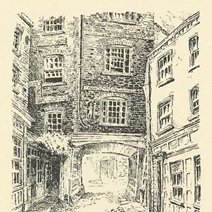 Old Bell Inn, Holborn, 18th century, (1925). Creator: CH Walker