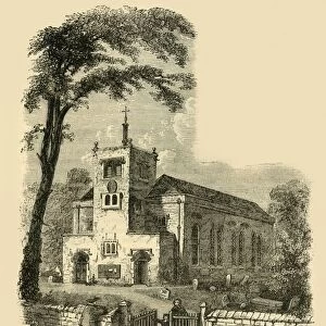 The Old Chapel, Highgate, 1830, (c1876). Creator: Unknown