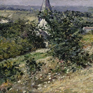 Old Church at Giverny, 1891. Creator: Theodore Robinson