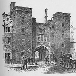 Old Gateway, Lincolns Inn, 1890