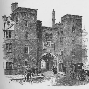 Old Gateway, Lincolns Inn, 1890