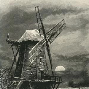 The Old Hampton Windmill, c1870