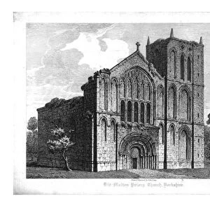 Old Malton Priory Church, Yorkshire, early 19th century. Creator: John Coney