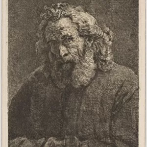 Old Man with a Long Beard, 1761. Creator: William Baillie