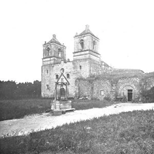 Old Spanish Mission, San Antonio, Texas, USA, c1900. Creator: Unknown