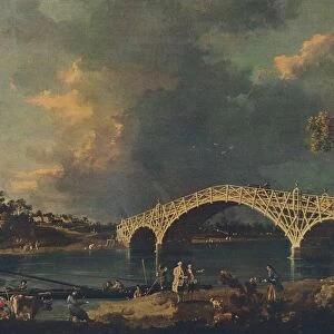 Old Walton Bridge, 1754. Artist: Canaletto