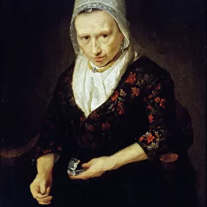 Old woman with snuff. Creator: Johann Bernhard Scheffer