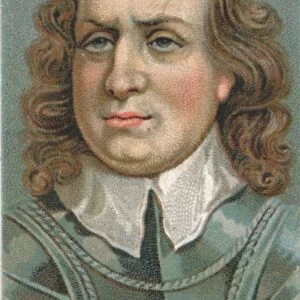 Oliver Cromwell, (1599-1658) English military leader and politician, 1924