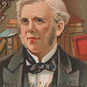 Oliver Wendell Holmes, from the series Great Americans (N76) for Duke brand cigarettes