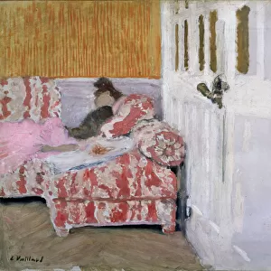 [On the Sofa (The white room), 1890-1893. Artist: Edouard Vuillard