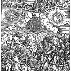 The Opening of the Fifth and Sixth Seals, 1498, (1936). Artist: Albrecht Durer