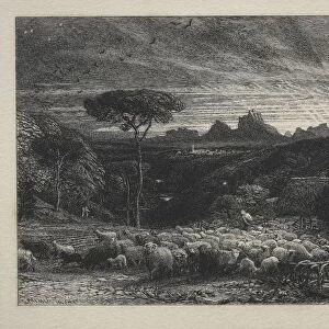 Opening the Fold, 1880. Creator: Samuel Palmer (British, 1805-1881)