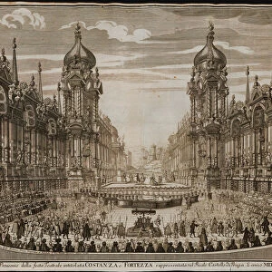 Opera Costanza e fortezza in the Prague Castle on August 28, 1723 to celebrate the coronation of Cha
