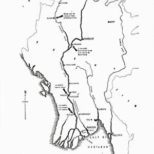 The operations of Force Viper, Burma, World War II, 1942-1943 (1944). Creator: Unknown